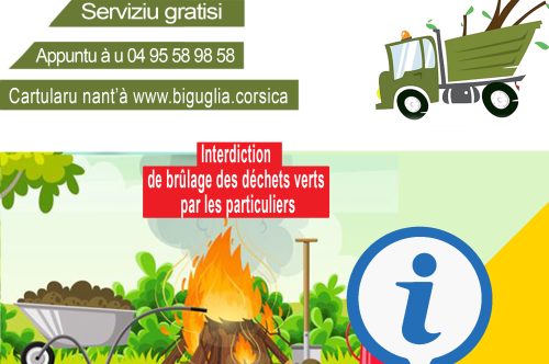 Le brûlage des déchets verts par les particuliers est interdit