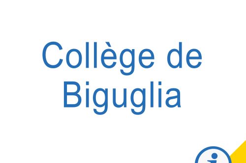 Collège de Biguglia : horaires des rentrées