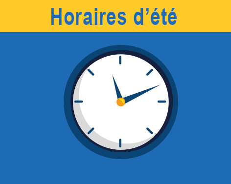 Horaires d&rsquo;été